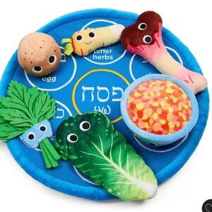 Plush Passover Seder Plate Toy Set